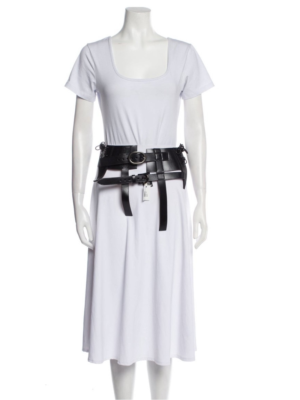 Tom Ford Black Multi-Strap Leather Waist Belt